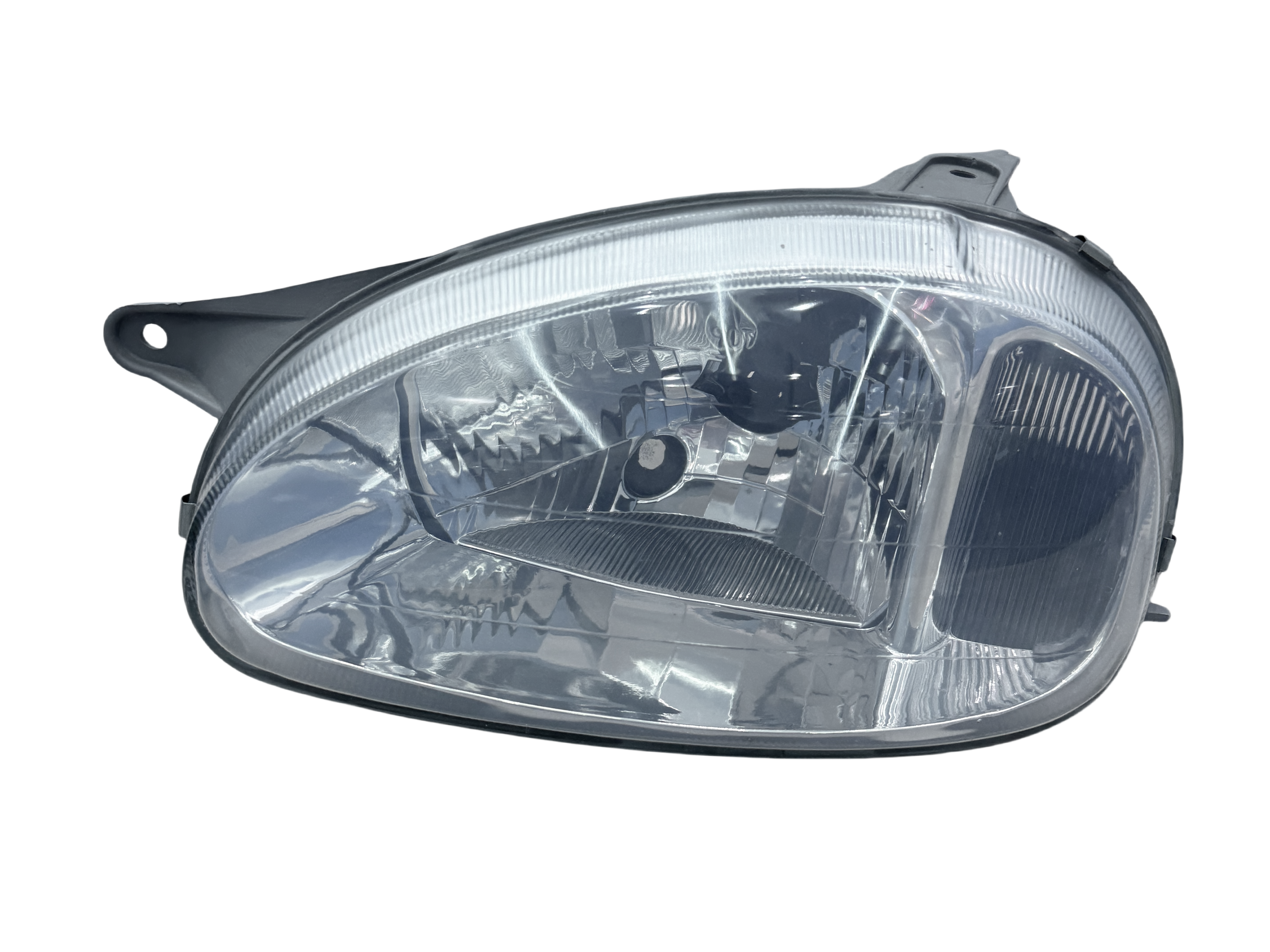 MG-20-107 CORSA 2000 HEAD LAMP WHITE SMOOTH LENSGREY HOUSING